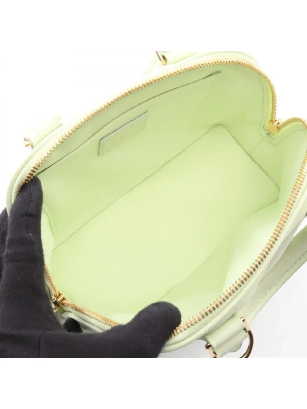 Louis Vuitton Alma Soft BB 2-Way Vert Leather Handbag